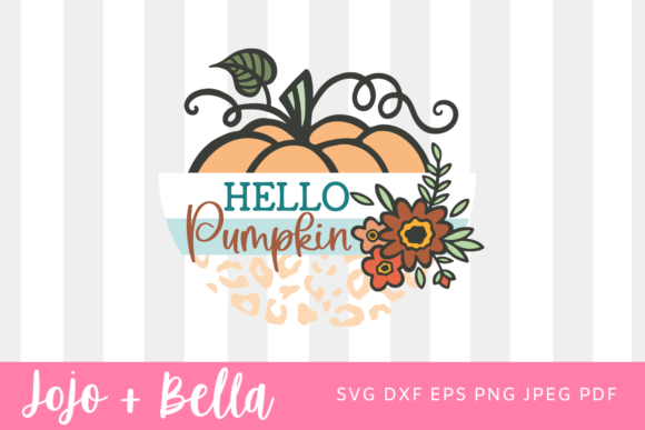 Download Hello Pumpkin Door Hanger SVG, Digital - Pumpkin door hanger Collection